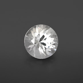 3.18 ct White Goshenite Stone, Natural Goshenite in Diamond-Cut Shape for Sale
