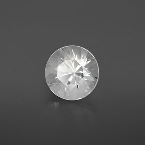 2.78 ct White Goshenite Stone, Natural Goshenite in Diamond-Cut Shape for Sale