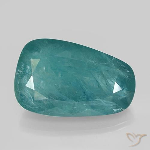 Grandidierite Sarcelle noir Fantaisie 27,85 ct de Madagascar, Dimension 15,8x25 mm, Pierre gemme naturelle Non traité, pureté si, 1 pièce de grandidiérite fancy facet, dureté de Mohs de 7 à 7.5 convient aux bijoux de tous les jours, pierre de sagesse, Certifié Gem-Lab, Photo A