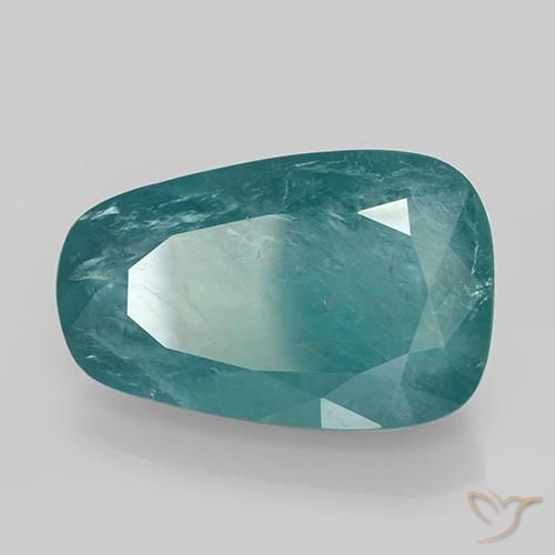 27.85 ct Turquoise Grandidierite Stone, Natural Grandidierite in Fancy Facet Shape for Sale
