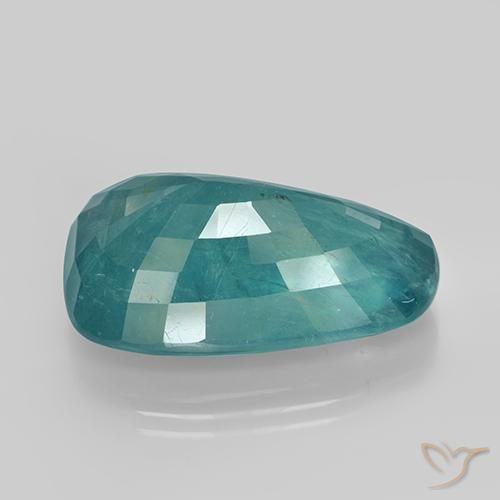 Grandidierite Gemstone in 15.8 x 25 mm Size for Sale, Grandidierite Stone in Dark Teal Color