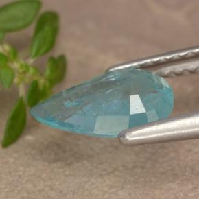 Grandidierite Gemstone in 8.8 x 5.8 mm Size for Sale, Grandidierite Stone in Bluish Green Color