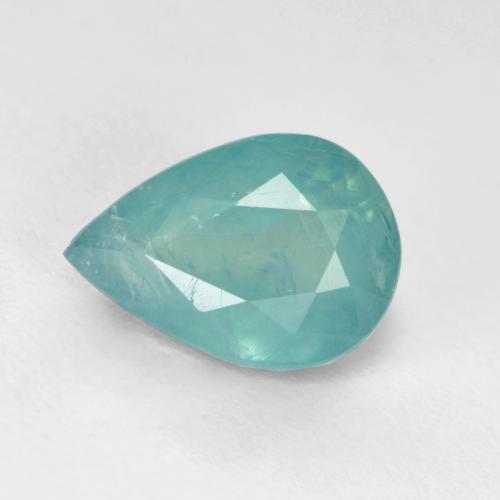 1.3ct Pear Facet Greenish-Blue Grandidierite Gem for sale 1.3ct Pear Facet Greenish-Blue Grandidierite Gem (ID: 470660)