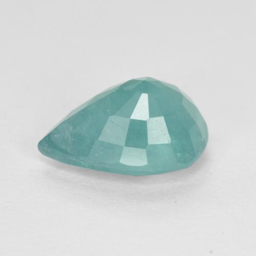 Grandidierite Gemstone in 8.6 x 6 mm Size for Sale, Grandidierite Stone in Turquoise Color