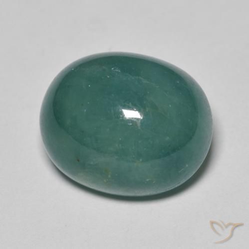 11.74 ct Turquoise Grandidierite Stone, Natural Grandidierite in Oval Cabochon Shape for Sale