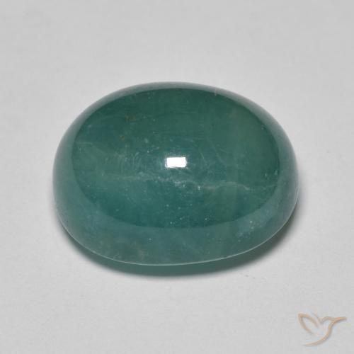 Grandidierite Gemstone in 14 x 12 mm (calibrated) Size for Sale, Grandidierite Stone in Green-Blue Color