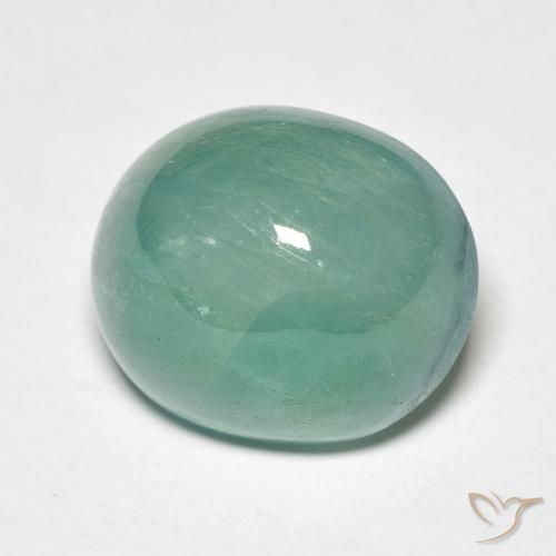 11.06 ct Turquoise Grandidierite Stone, Natural Grandidierite in Oval Cabochon Shape for Sale
