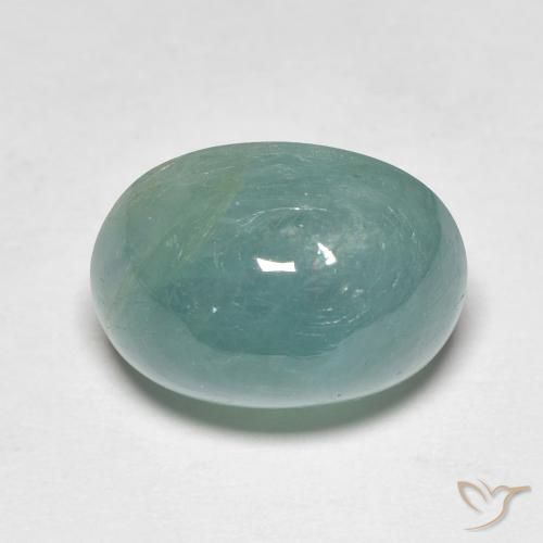 9.75ct Natural Greenish Blue Grandidierite, Oval, Translucent