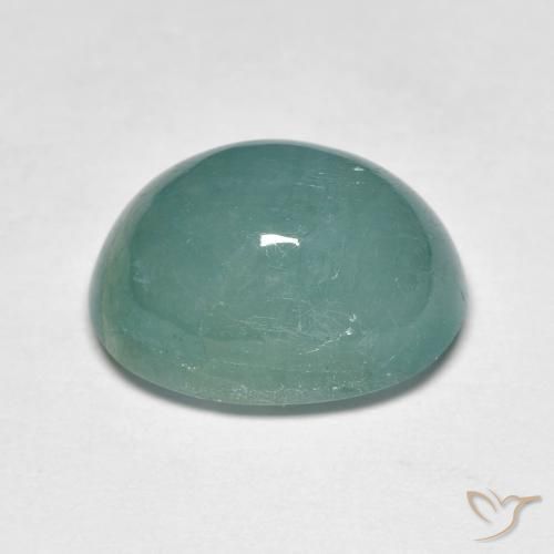 Grandidierite Gemstone in 14.6 x 10.7 mm Size for Sale, Grandidierite Stone in Greenish Blue Color