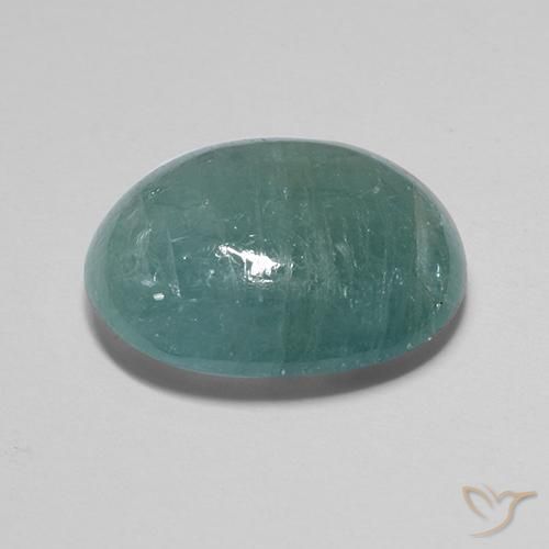 Grandidierite Gemstone in 16.9 x 13.8 mm Size for Sale, Grandidierite Stone in Turquoise Color