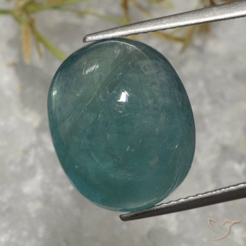 14.09 ct Blue Green Grandidierite, 15.9 x 13.2 mm Oval Cut From Madagascar, Photo A
