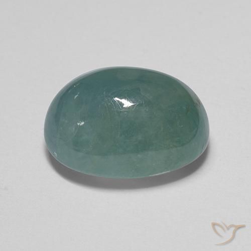 Grandidierite Gemstone in 14 x 10.5 mm Size for Sale, Grandidierite Stone in Turquoise Color