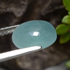 Grandidierite Gemstone in 9 x 7 mm (calibrated) Size for Sale, Grandidierite Stone in Blue Green Color
