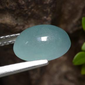 Grandidierite Gemstone in 9.3 x 6.8 mm Size for Sale, Grandidierite Stone in Bluish Green Color