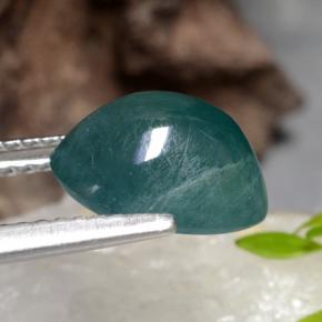 Grandidierite Gemstone in 10.2 x 7.7 mm Size for Sale, Grandidierite Stone in Bluish Green Color