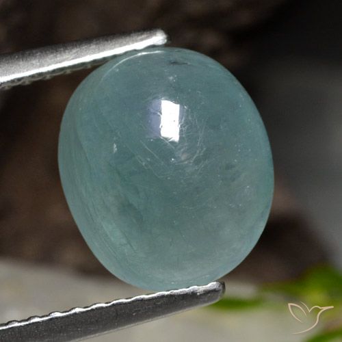 3.31 ct Blue Green Grandidierite, 9.8 x 8.5 mm Oval Cut From Madagascar, Photo A