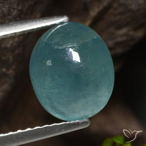 3.09ct Natural Blue Green Grandidierite, Oval, Translucent
