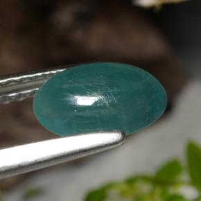 Grandidierite Gemstone in 7.7 x 5.3 mm Size for Sale, Grandidierite Stone in Bluish Green Color