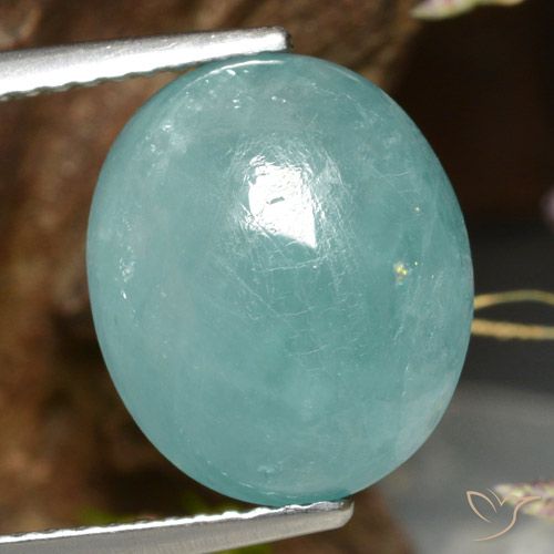 7.32 ct Blue Green Grandidierite, 12.8 x 10.8 mm Oval Cut From Madagascar, Photo A