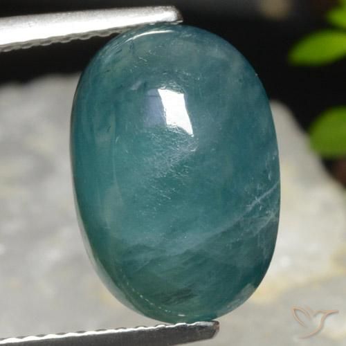 5.05ct Natural Blue Green Grandidierite, Oval, Translucent