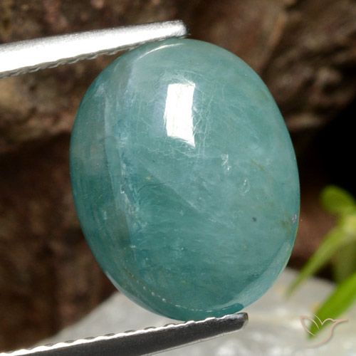4.11 ct Blue Green Grandidierite, 12 x 9.5 mm Oval Cut From Madagascar, Photo A