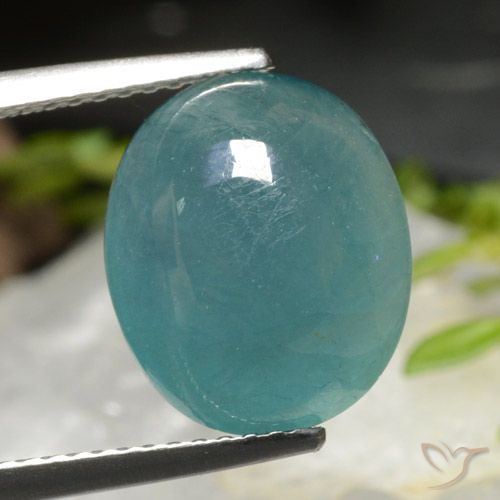 5.96 ct Blue Green Grandidierite, 12.2 x 10.3 mm Oval Cut From Madagascar, Photo A