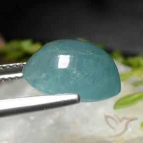 Grandidierite Gemstone in 12 x 10 mm (calibrated) Size for Sale, Grandidierite Stone in Deep Blue Green Color