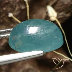 Grandidierite Gemstone in 13 x 9 mm (calibrated) Size for Sale, Grandidierite Stone in Medium-Dark Blue Green Color