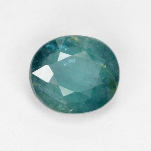 1.10 ct Turquoise Grandidierite Stone, Natural Grandidierite in Oval Facet Shape for Sale