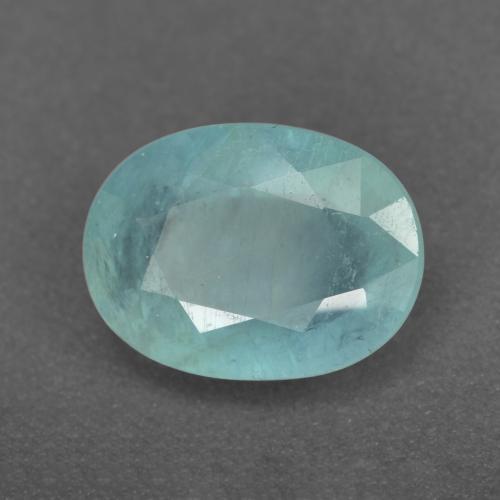 Grandidierite Ovale sfaccettato da 1,42 ct dal Madagascar, dimensione 8,8 x 6,6mm, purezza VS-SI, pietra preziosa naturale non trattati, Grandidierite 1pc in colore Blu Medio Verde, durezza Mohs di 7 - 7,5 adatto per gioielli da indossare ogni giorno, Photo A