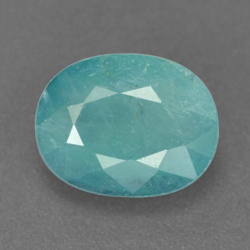 Azul verdoso claro Grandidierita Gema - 2.8ct Forma ovalada (ID: 471930)
