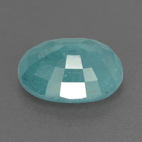 Grandidierite Gemstone in 10.3 x 8.1 mm Size for Sale, Grandidierite Stone in Light Green Blue Color
