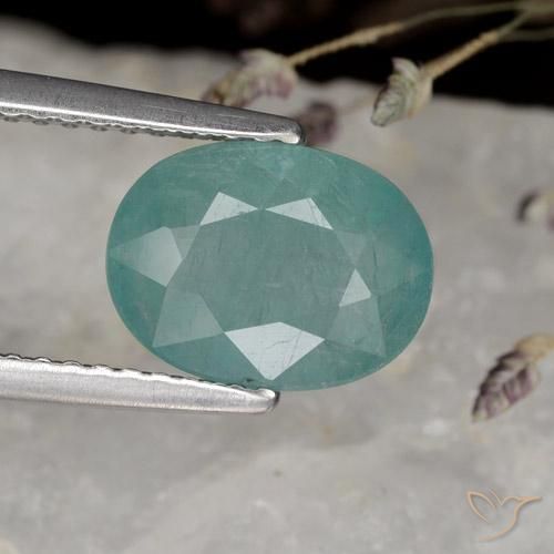 2.76ct Natural Electric Blue Tone Grandidierite, Oval, VS-SI