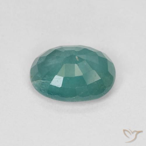 Grandidierite Gemstone in 9 x 7 mm (calibrated) Size for Sale, Grandidierite Stone in Bluish Green Color