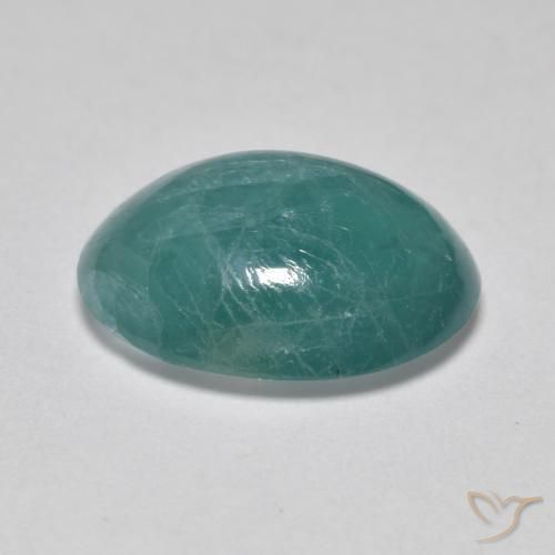 Grandidierite Gemstone in 11.1 x 8.4 mm Size for Sale, Grandidierite Stone in Green-Blue Color