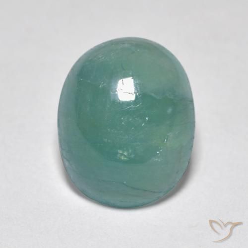 3.24ct Natural Medium Green Blue Grandidierite, Oval, Translucent