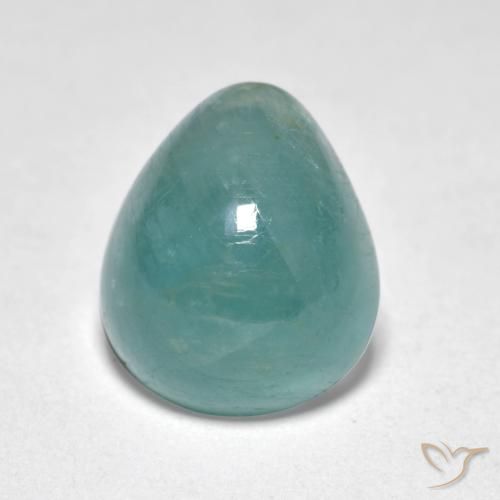 4.27ct Natural Turquoise Grandidierite, Pear Shape, Translucent