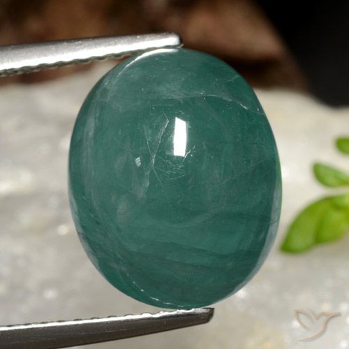 Grandidierite Turquoise oval cabochon de Madagascar, 13,4 x 10,8mm, poids de 8,97 ct, pierre gemme naturelle Non traité de pureté Translucide, 1 pièce de grandidiérite, couleur Turquoise profond, dureté Mohs de 7 à 7.5 convient aux bijoux de tous les jours, pierre de sagesse, Photo A