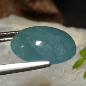 Grandidierite Gemstone in 14 x 10 mm (calibrated) Size for Sale, Grandidierite Stone in Blue Green Color