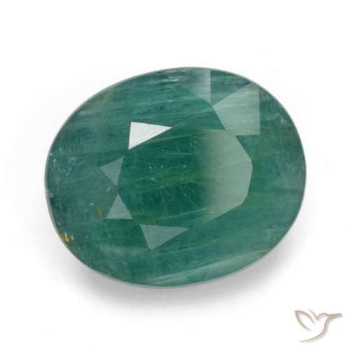8.66 ct Turquoise Grandidierite Stone, Natural Grandidierite in Oval Facet Shape for Sale