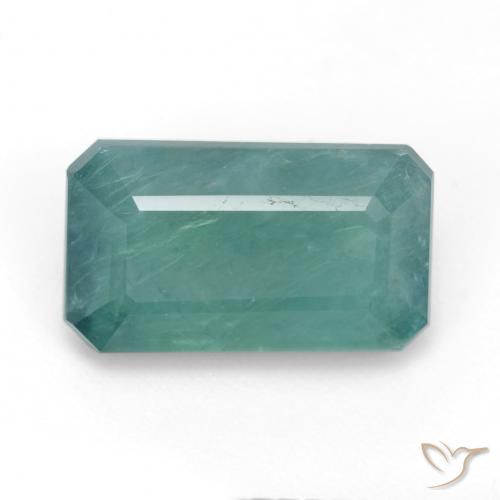 5.94ct Natural Turquoise Grandidierite, Emerald Cut, SI-I1