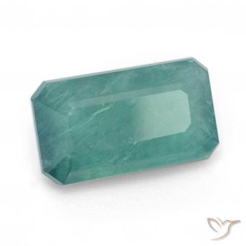 5.94 ct Turquoise Grandidierite Stone, Natural Grandidierite in Octagon Facet Shape for Sale