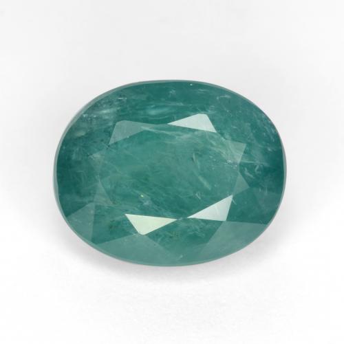 5.05 ct Turquoise Grandidierite Gemstone, Grandidierite Gem in Oval Facet Shape for Sale.