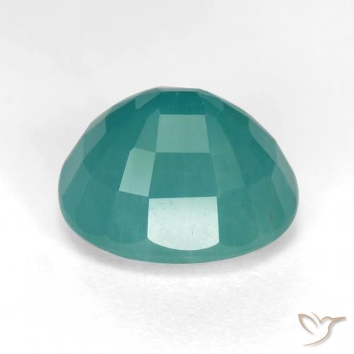 Grandidierite Gemstone in 11.7 x 9.6 mm Size for Sale, Grandidierite Stone in Greenish Blue Color