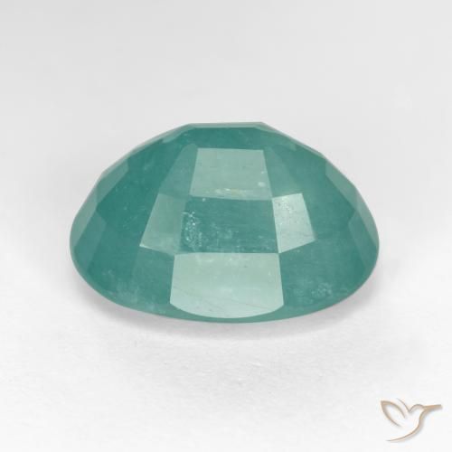 Grandidierite Gemstone in 12.9 x 9.8 mm Size for Sale, Grandidierite Stone in Green-Blue Color