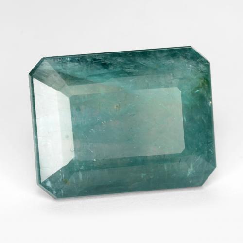 9.79 ct Turquoise Grandidierite Stone, Natural Grandidierite in Octagon Facet Shape for Sale