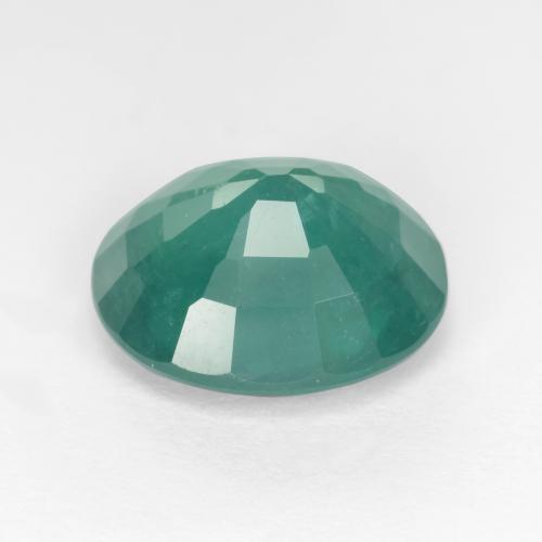 Grandidierite Gemstone in 10.5 x 9.4 mm Size for Sale, Grandidierite Stone in Green-Blue Color