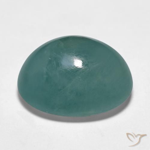 Grandidierite Gemstone in 18 x 14 mm Size for Sale, Grandidierite Stone in Greenish Blue Color