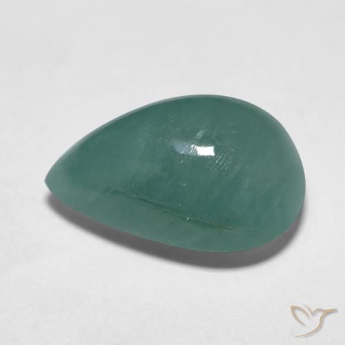 Grandidierite Gemstone in 15.7 x 11.4 mm Size for Sale, Grandidierite Stone in Greenish Blue Color