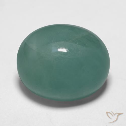 10.64 ct Turquoise Grandidierite Gemstone, Grandidierite Gem in Oval Cabochon Shape for Sale.